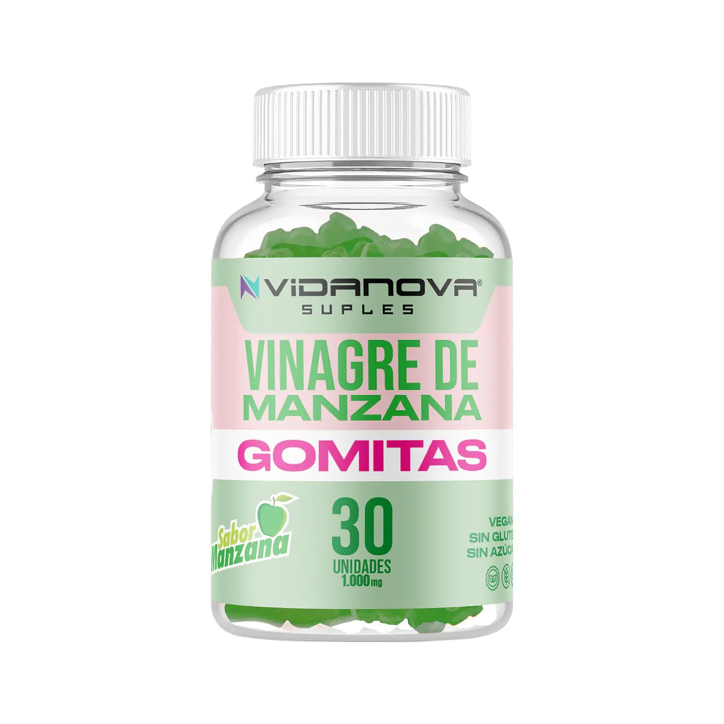 GOMITAS VINAGRE DE MANZANA 1000MG