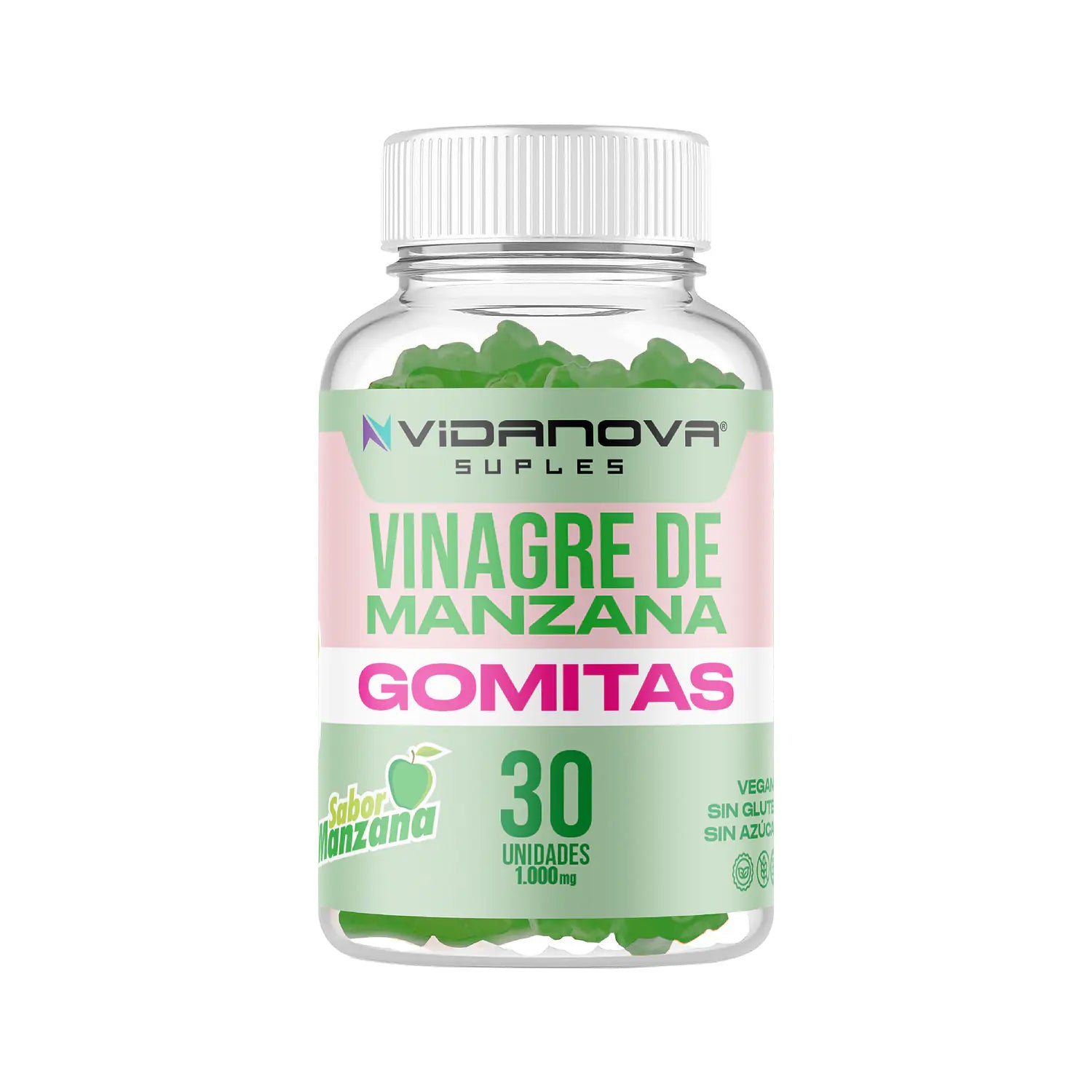 GOMITAS VINAGRE DE MANZANA 1000MG