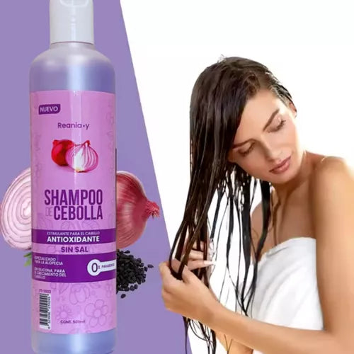 Shampoo  De Cebolla Alopecia Crecimiento
