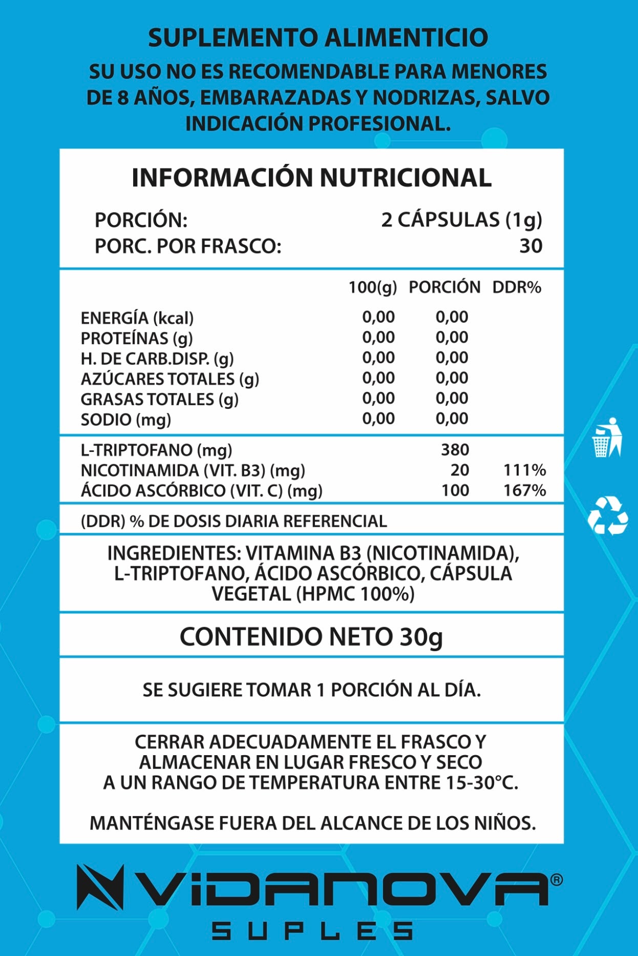 PRECURSOR NAD 1000mg 60caps