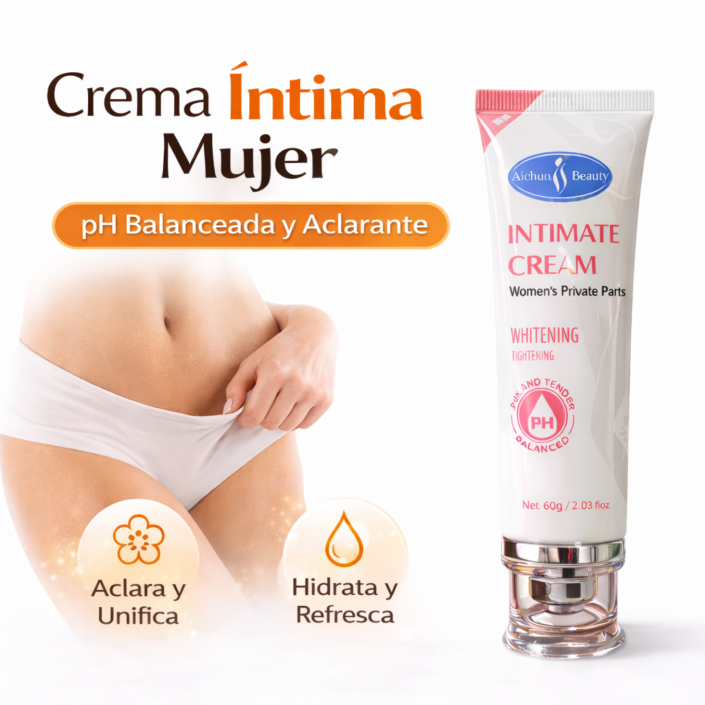 Crema blanqueamiento íntimo femenino